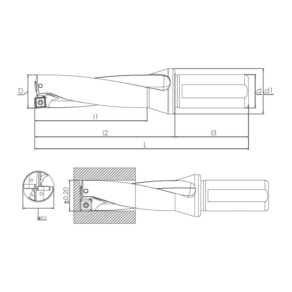 SDUM 16.5XD3 SPGT 060204 U-DRILL