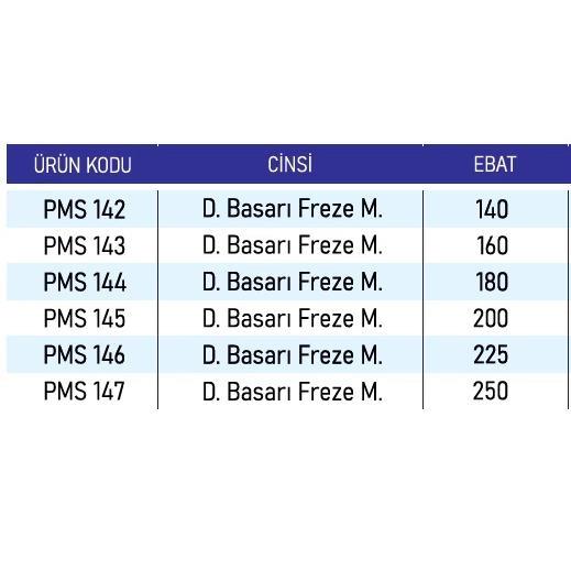 Dönerli Basarlı Freze Mengenesi
