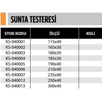 SUNTA TESTERESİ