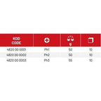 Yıldız Bits Uç Takımı (10 Parça, 25 mm)
