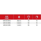 Düz Bits Uç Takımı (10 Parça, 25 mm)