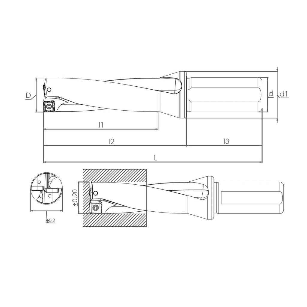 SDUM 15XD4 SOMT 050204 U-DRILL