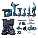Şarjlı Chelıkbeı Altılı Set (Budama Testeresi +Bağ Makası + 13mm Ç.Mandren+S.Sıkma+Ş.Spral+Ş.Hilti)