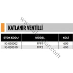 KATLANIR VENTİLLİ