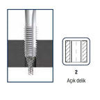 DIN 371/B M - Eğik Ağız Makina Kılavuzları