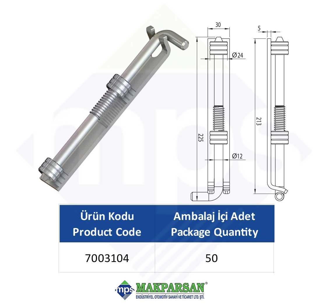 KAPAK SÜRGÜ KİLİDİ YAYLI