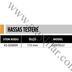 HASSAS TESTERE