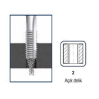 DIN 376/B M - Eğik Ağız Makina Kılavuzları