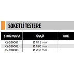 SOKETLİ TESTERE