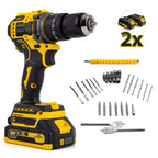 Şarjlı Matkap 10mm Yellow Kömürsüz Vidalama