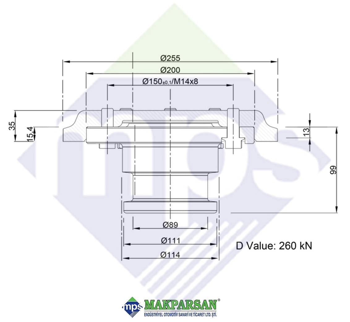 KİNG PİMİ 3.5" FMC MARKA / KZ1412