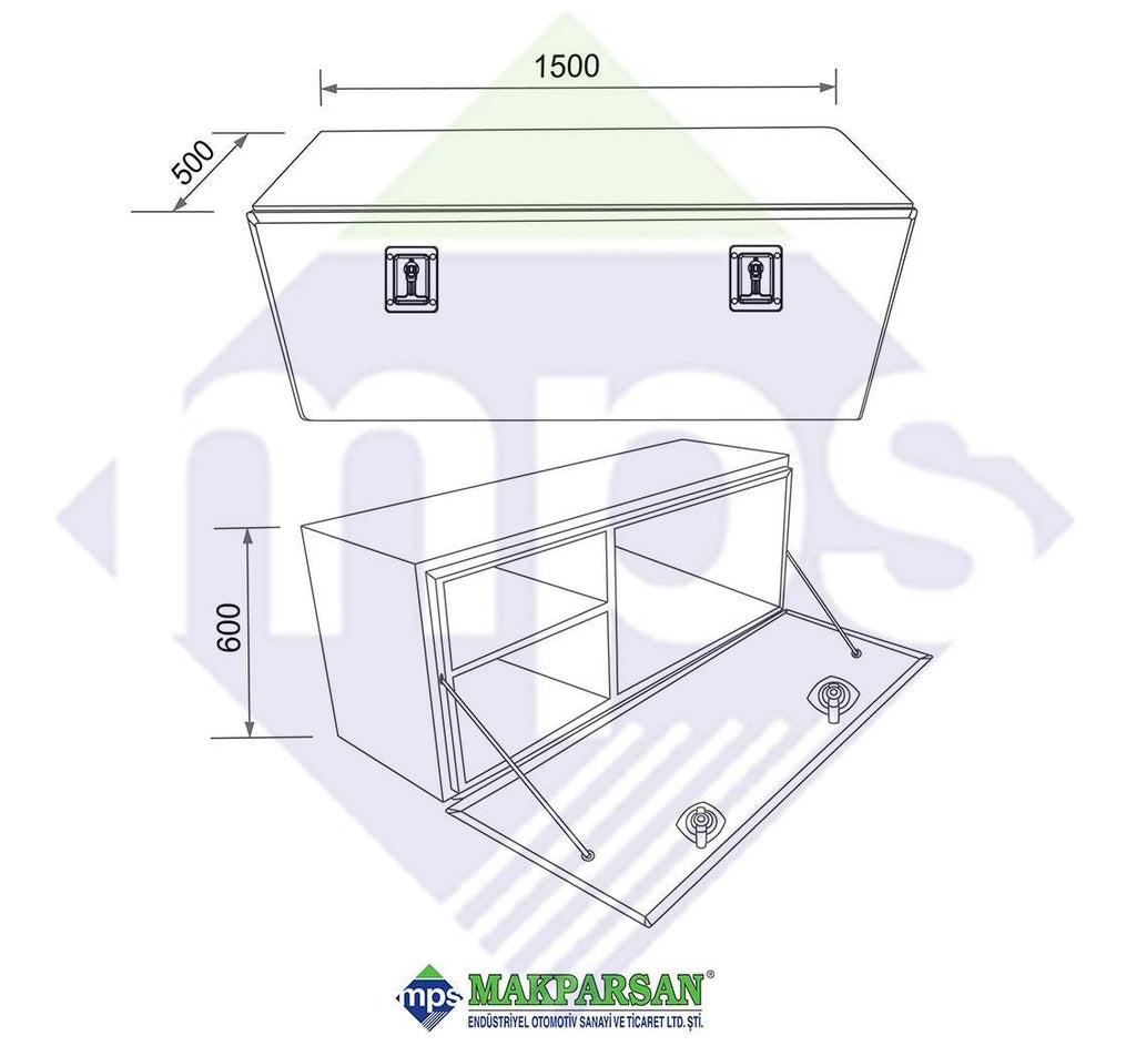 DORSE METAL TAKIM DOLABI (2 MM) 150 CM 120 CM 100 CM