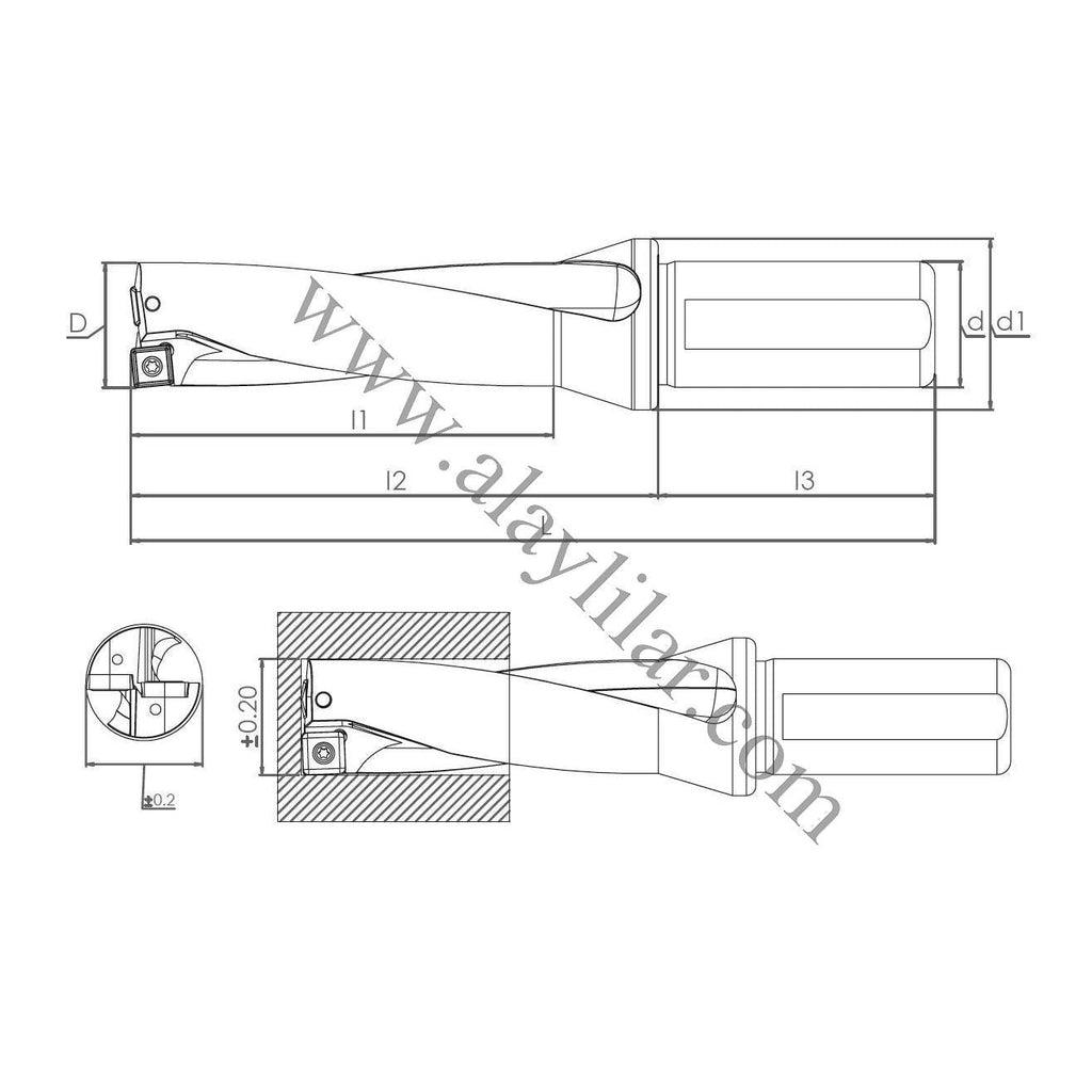 SDUM 25.5XD4 SPMG 07T308 U-DRILL