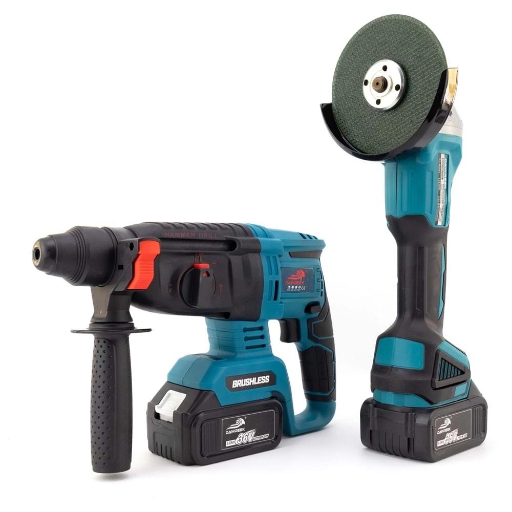 Şarjlı İkili Set Mk(Ş.Hilti+Ş.Spral)