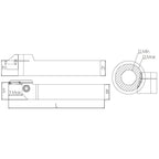 2525 BDKT-A I4C (Ø24-36) t max:22 L TİPİ KESKİ KATERİ