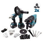 Şarjlı Matkap Seti Üçlü Set 2b1ş (Ş.Spral+S.Sıkma+Ş.Hilti)