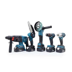 Şarjlı Beşli Set Mk350 (Budama Testeresi 10mm Ç.Mandren+S.Sıkma+Ş.Spral+Ş.Hilti)