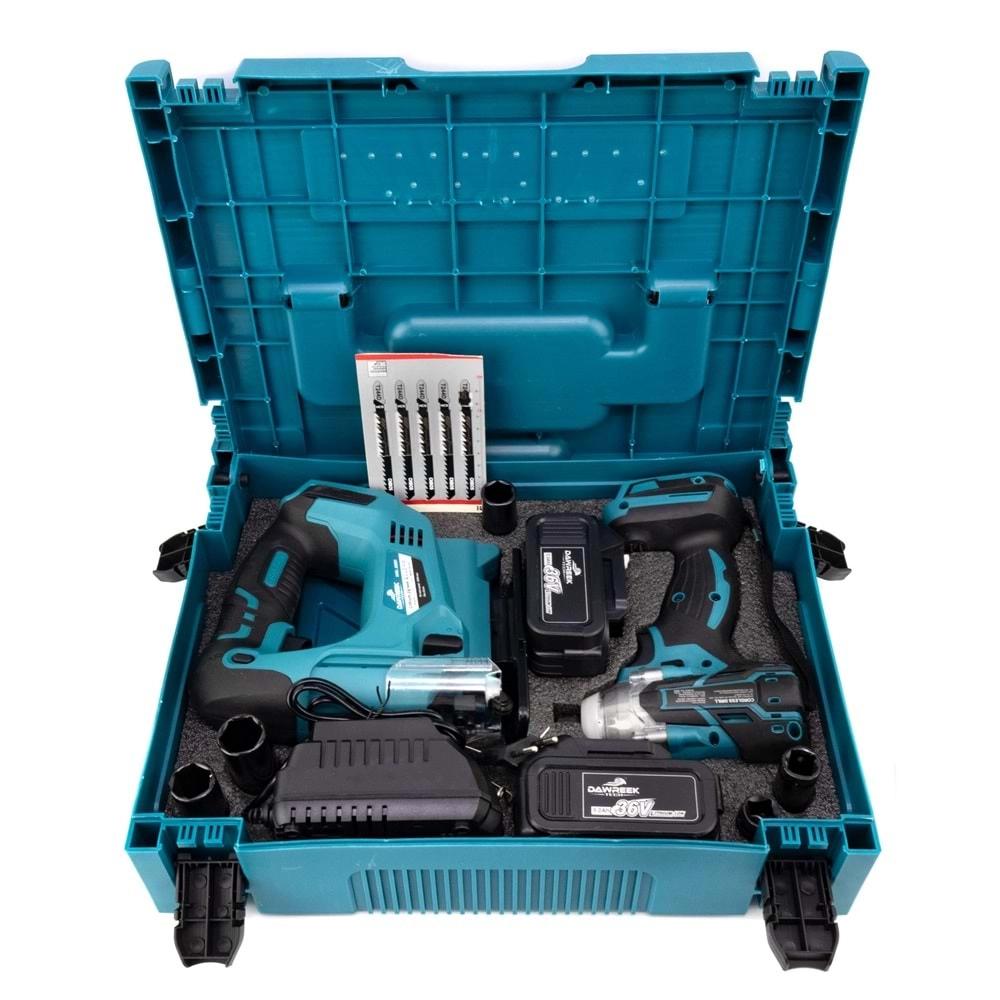 Şarjlı İkili Set Mk350 (Ş.Dekupaj+S.Sıkma)