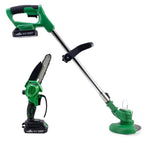 Ot Biçme Şarjlı Tırpan+Testere Green