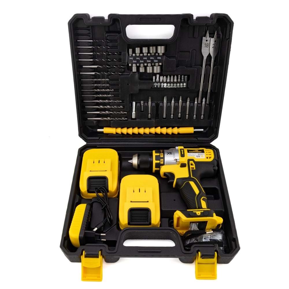 Şarjlı Matkap 10mm Çelik Mandren Vidalama Dw3p