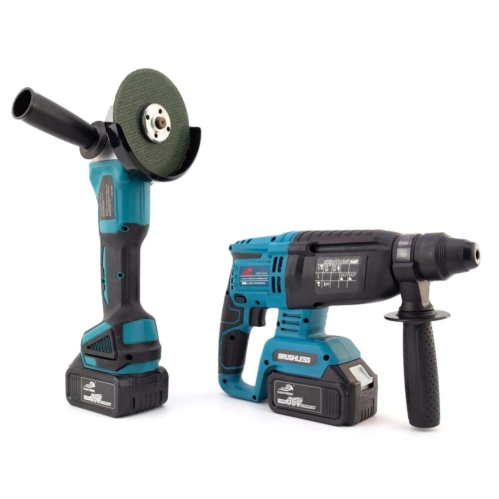 Şarjlı İkili Set Mk(Ş.Hilti+Ş.Spral)