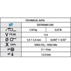 Trafimet Extremig 500 Profesyonel MIG/MAG Kaynak Torcu - 500A Ağır Hizmet