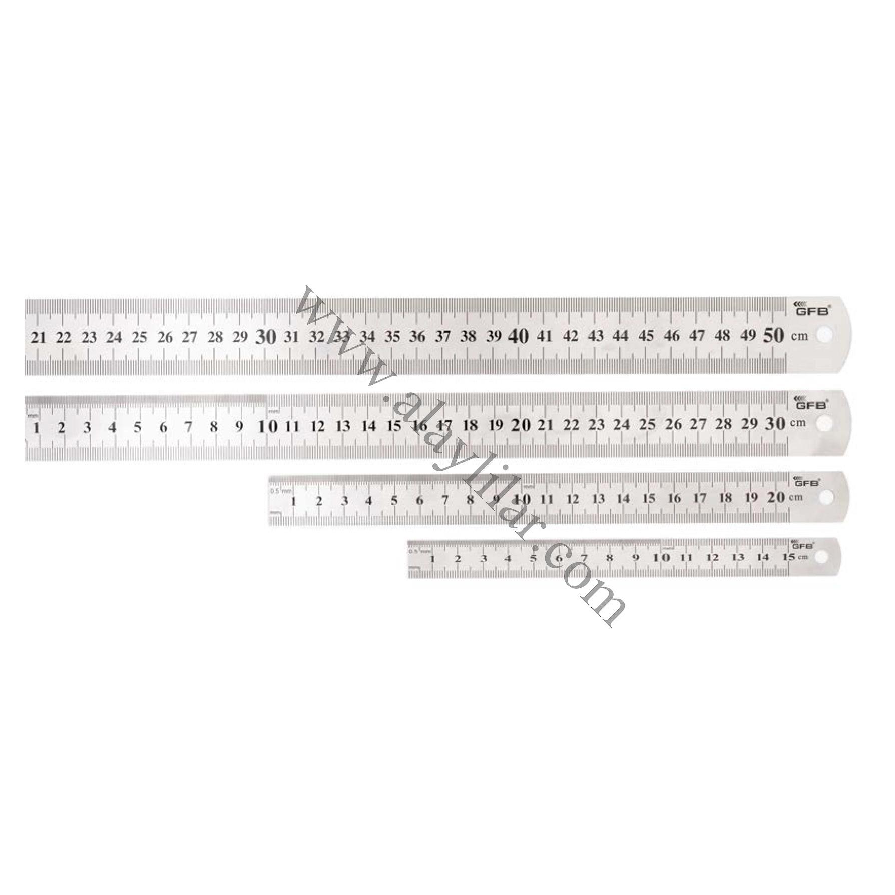 Paslanmaz Çelik Cetvel