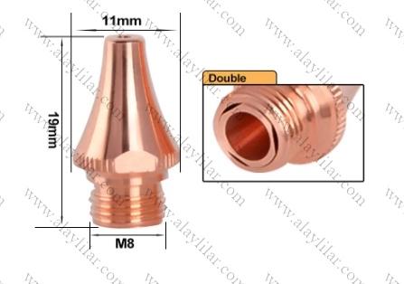 LAZER NOZUL KONİK TİP NOZULLE DOUBLE