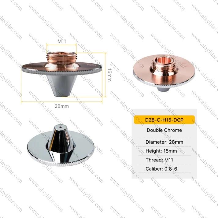 LAZER NOZUL DİA 28 DOUBLE C TİPİ