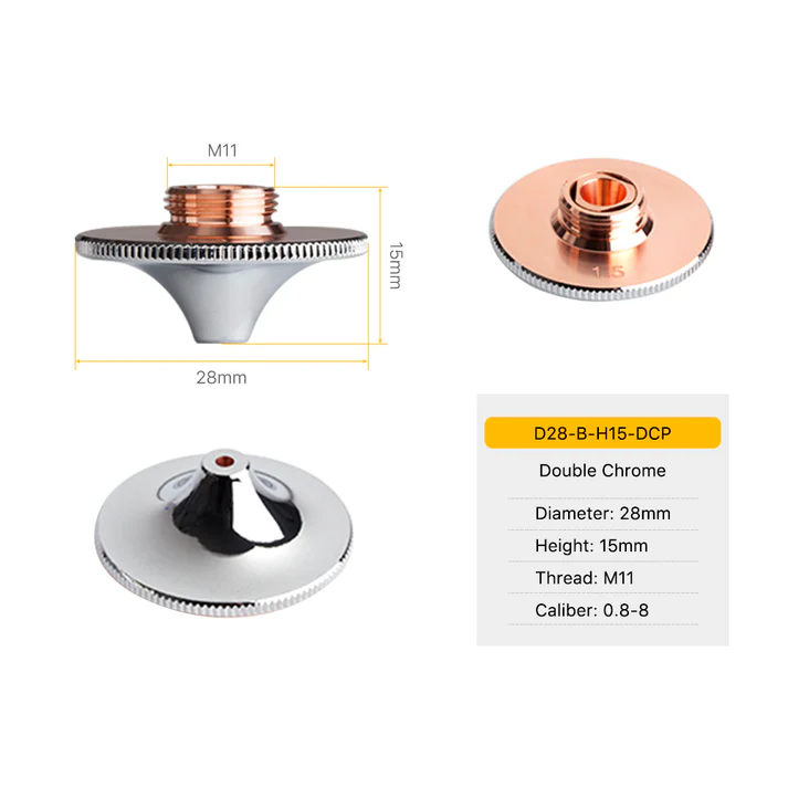 LAZER NOZUL DİA 28 E SERİSİ DOUBLE (HIZLI KESİM)