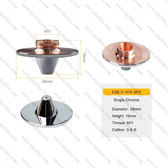 LAZER NOZUL DİA 28 SİNGLE C TİPİ