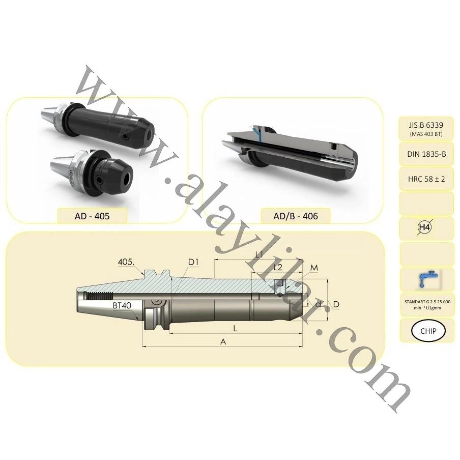 14 mm Veldon Tutucu  BT40