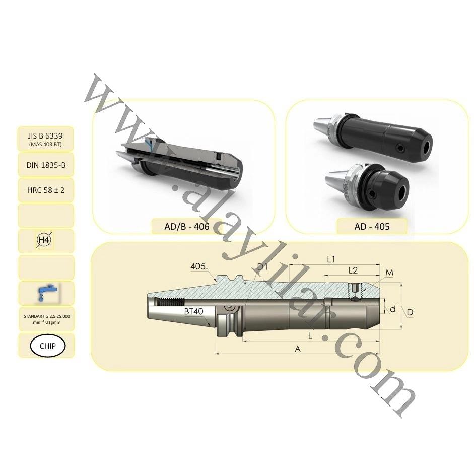 16 mm Veldon Tutucu  BT40