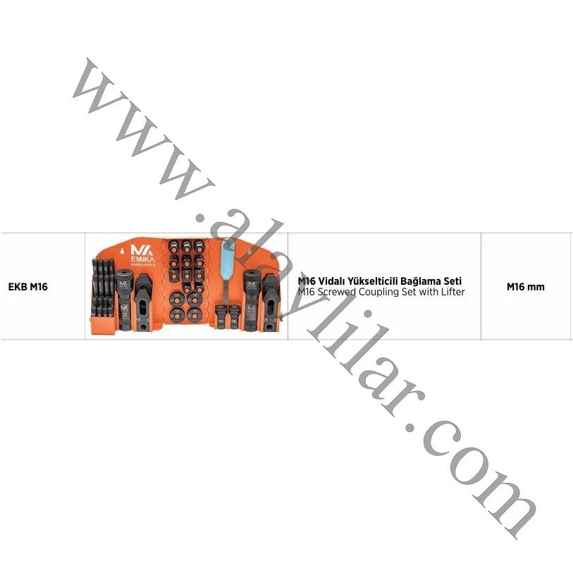 M16 Vidalı Yükselticili Bağlama Seti M16