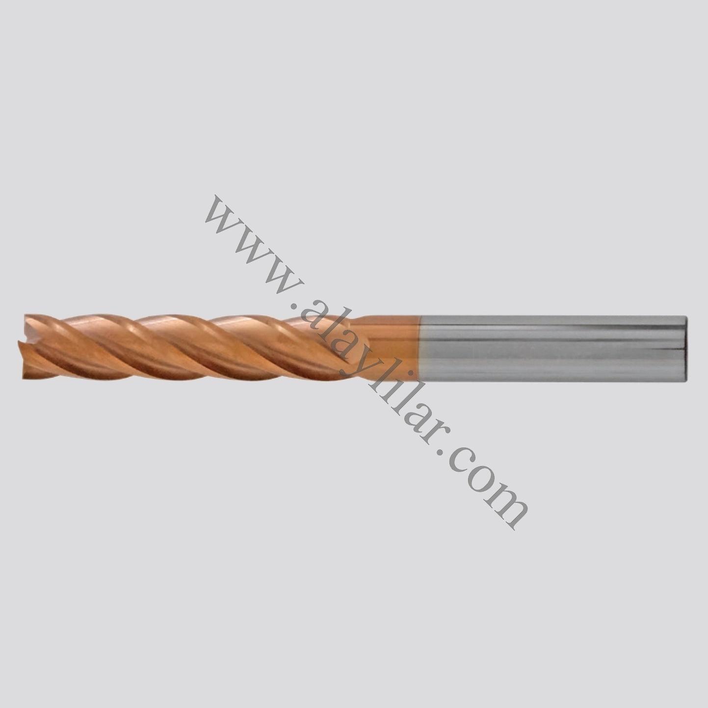 DÜZ KARBÜR FREZE UZUN HRC55