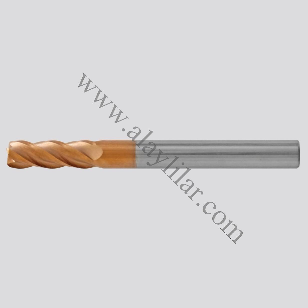 KÖŞE RADÜS KARBÜR FREZE UZUN HRC55