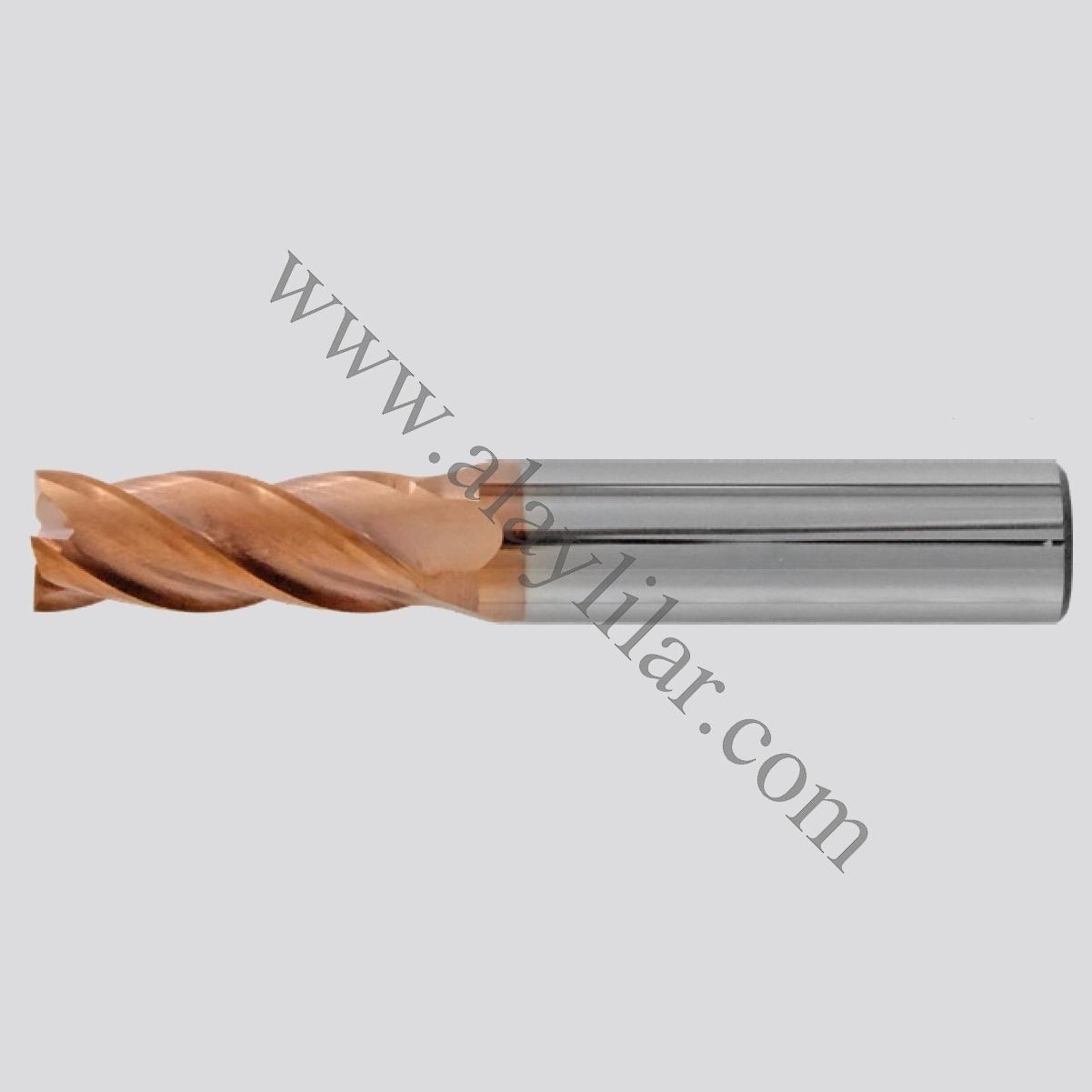 DÜZ ARAÖLÇÜ KARBÜR FREZE HRC55