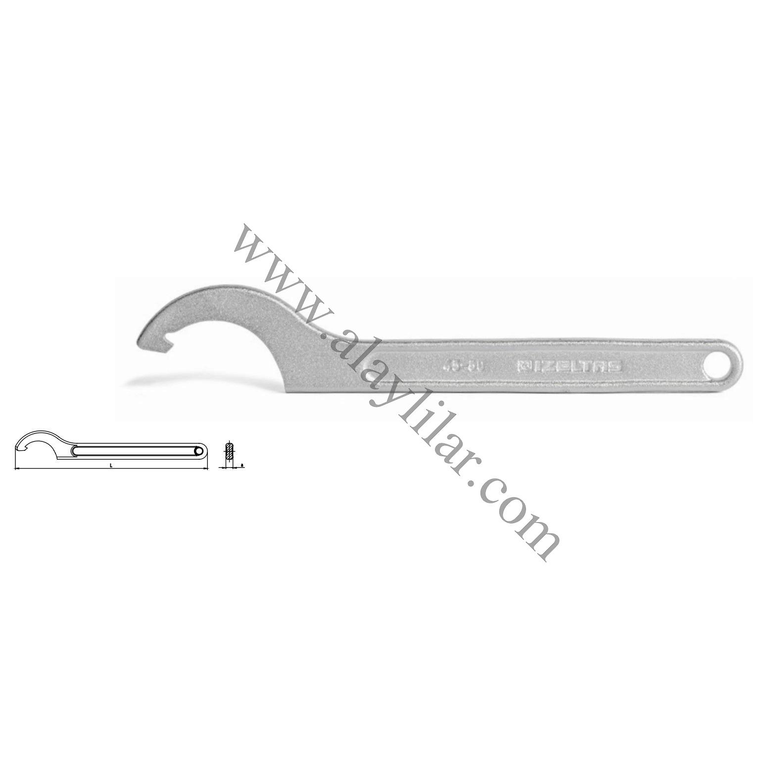 Kanca Anahtar (dörtgen uçlu)