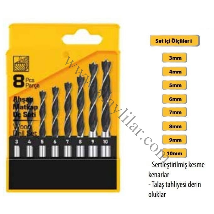 AHŞAP MATKAP UCU SETİ