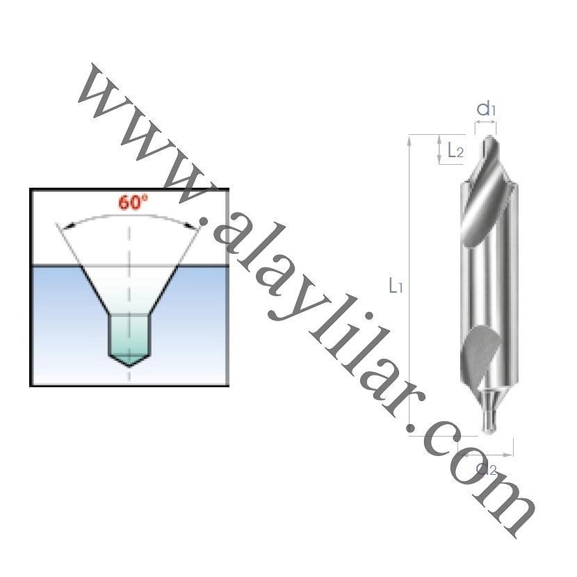 DIN 333/A  Punta Matkap Uçları 60°